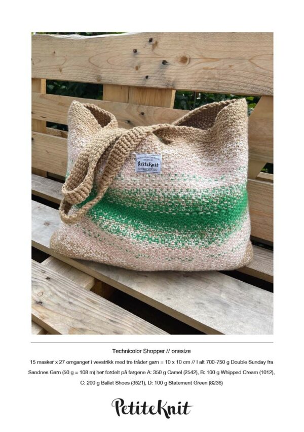 PetiteKnit Technicolor Shopper