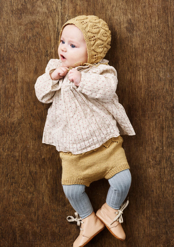 Le Knit Bella Bonnet Og Bloomers