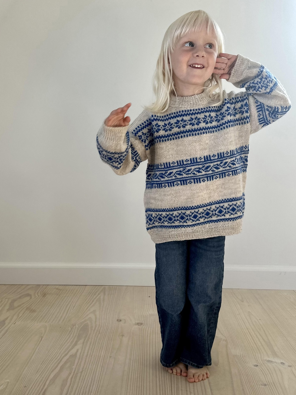 Le Knit Porcelain sweater Junior - Bilde 3