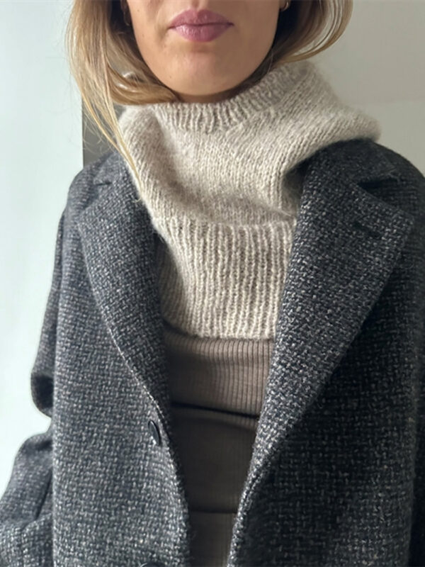 Le Knit Heather Hood