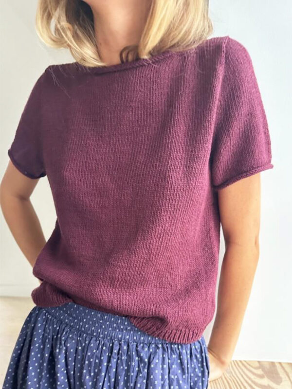 Le Knit Vega Tee - strikket ovenfra