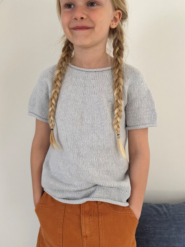 Le Knit Plain Yoke Tee 20 Junior