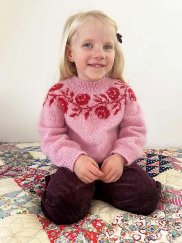 Le Knit Rosie Yoke Sweater Junior