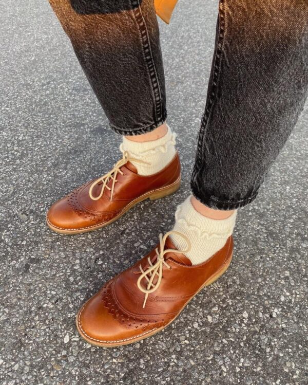 PetiteKnit Ruffle socks - Bilde 5