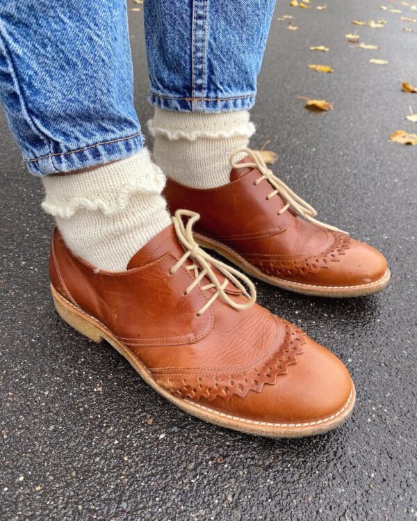PetiteKnit Ruffle socks - Bilde 3