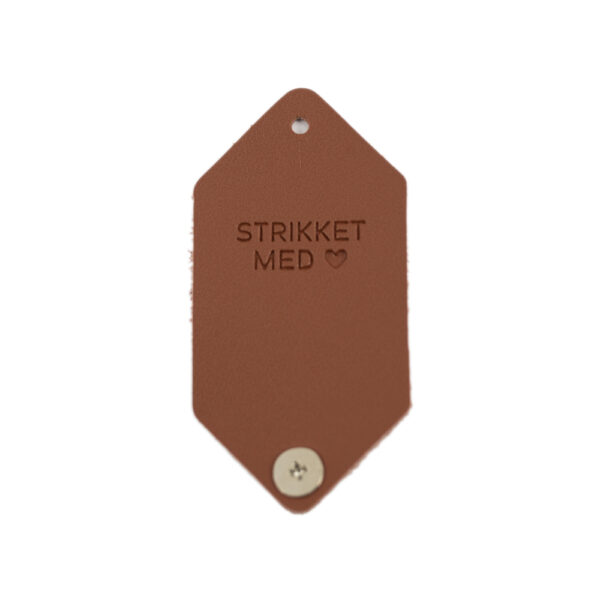 Skinnlapp «Strikket med»