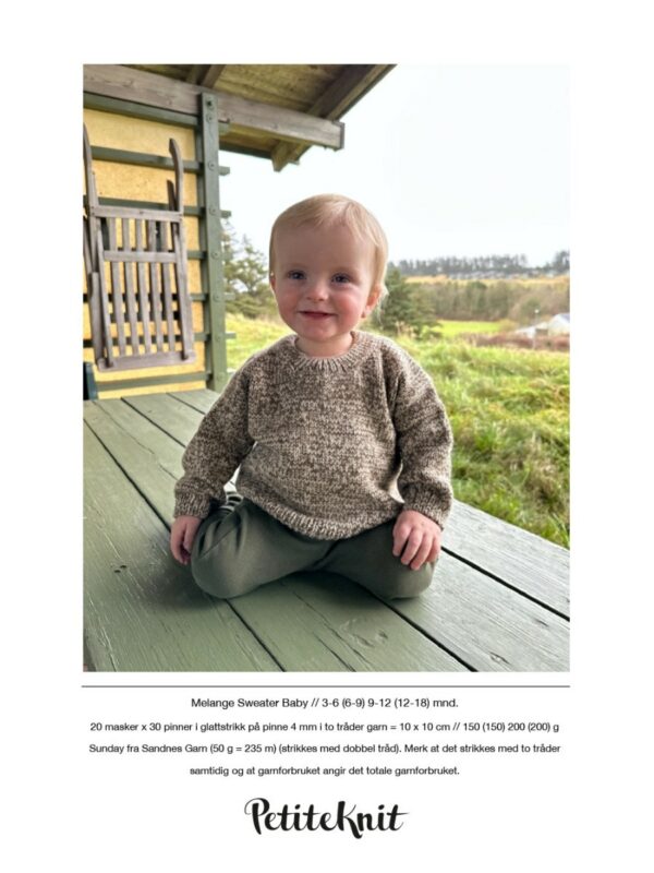 PetiteKnit Melange Sweater Baby