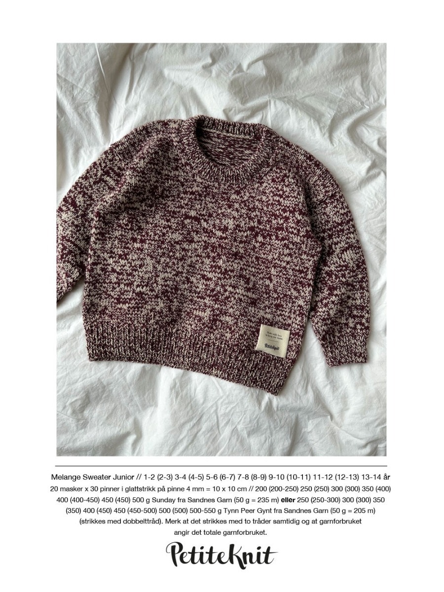 PetiteKnit Melange Sweater Junior