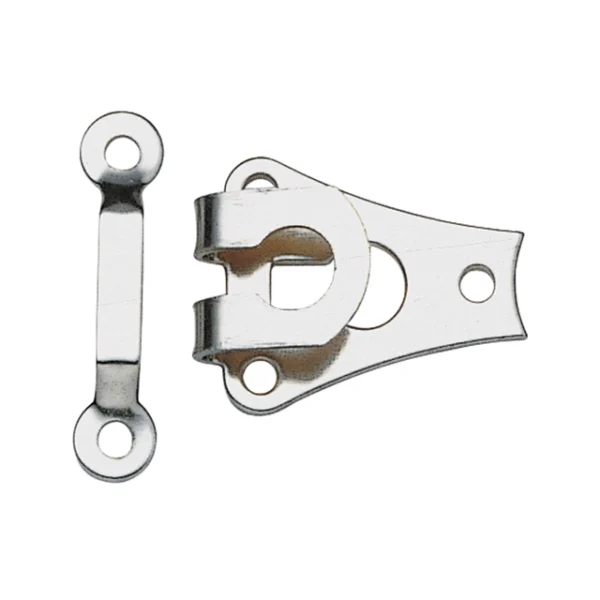 Hekter & maller bukser 9 mm sølv (2 sett)