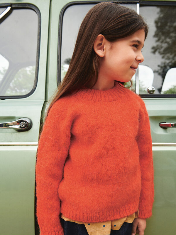 Tiro Sweater Junior - Børstet Alpakka