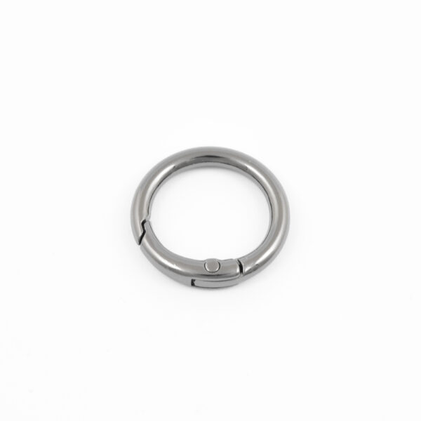 Karabinring 19mm Sort